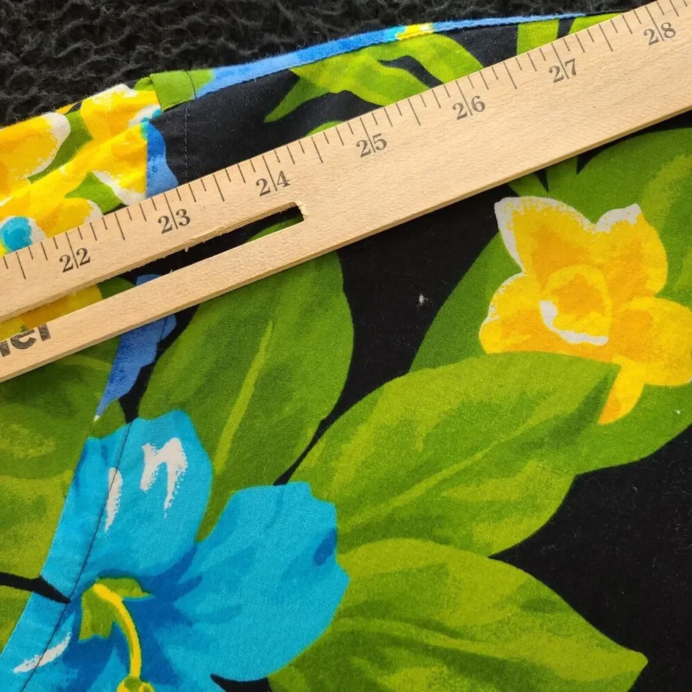 Jones New York Sport 2pc Set Multi-Color Size Large 100% Cotton Button Up Skirt